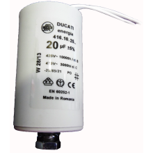 CAME 119RIR278 - 20 µF capacitor with cables and shank for BX series