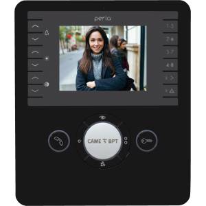 BPT PERLA Black handsfree video door phone FOR X1, XIP AND 300 SYSTEMS