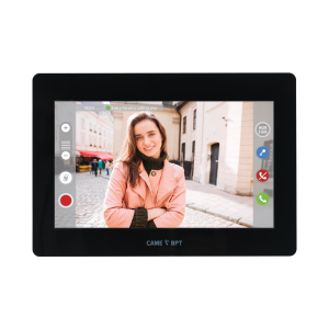 CAME XTS 7BK Portier vidéo mains libres full-touch pour système X1, écran tactile 7˝ TFT 