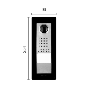 CAME Posto esterno videocitofonico IP-POE  62020340