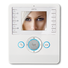 BPT PERLA White handsfree video door phone FOR X1, XIP AND 300 SYSTEMS