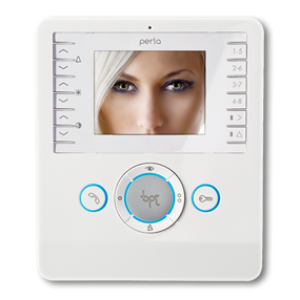 BPT PERLA White handsfree video door phone FOR X1, XIP AND 300 SYSTEMS