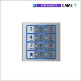 CAME 60020270 Keypad module front in natural aluminum