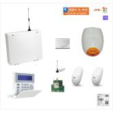 Panel de control AMC 925 Kit 8-24 zonas - K-azul - 2x MOUSE09 - Módulo X-4W