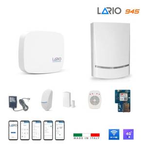 AMC KIT 945 LARIO Centrale Antifurto 64 Zone Wireless con Wi-Fi integrato – 4G 