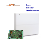 AMC X412 - Centrale  antifurto SERIE X con box e trasformatore