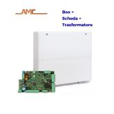 AMC X412 - X SERIES burglar alarm unit with box and transformer