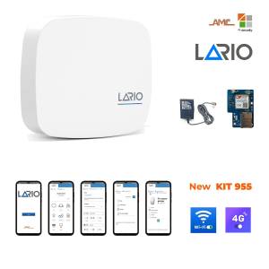 AMC LARIO KIT 955 Centrale Antifurto 64 Zone Wireless con Wi-Fi integrato e modulo 4G 