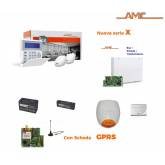 AMC Kit X824GPRS Centrale 8/24 zone+ Tastiera K-BLUE e modulo GPRS 