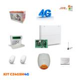 AMC Kit 931 C24Gsm Plus 4G Centrale 8-24 Zone K-LCD Voice, Sensori e Sirene 