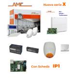 AMC Kit X824IP panneau de contrôle de zone 8/24 + clavier KLIGHT et module IP 