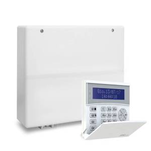 AMC X412V - Burglar alarm unit with X SERIES video verification with KLCD BLUE keypad 