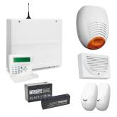 AMC KIT Complete Central C24GSM PLUS + K-LCD Voice + Sensors, Sirens and batteries