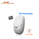 AMC MOUSE09P - Capteur PET à double technologie IMQ