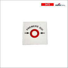 CSA 2472 vetrino di ricambio 55x55x0,5mm