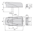 CISA 1A721 - External armored electric lock