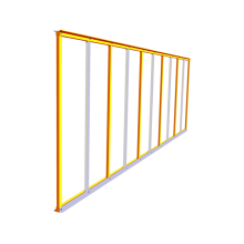 CAME G0465 Gestell aus lackiertem Aluminium (Module L = 2 m).