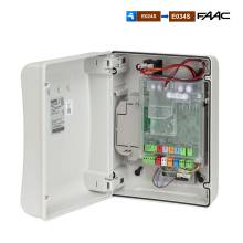 Commande électronique FAAC E034S 24 V CC 360034 avec boîtier Commande électronique FAAC E034S 24 V CC 360034 avec boîtier