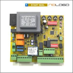 NOLOGO START-S6XL BLOCK-LP Centrale monofase 1-2 motori 230 Vac per cancelli ad ante