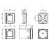 CAME DLX30CIP - Pair of built-in synchronized photocells Range: 30 m.