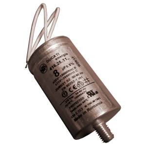 CAME 119RIR339 - Condensatore da 8 µF con cavi e codolo