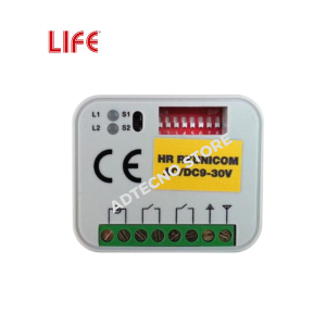 LIFE 55.CHR453 - Récepteur universel HR RX multi - 433.92 - 868 Mhz - 2 CH