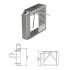 CDVI ROLLER GATE 10 Bidirektionales dreibeiniges Drehkreuz aus Edelstahl mit integrierter Elektronik