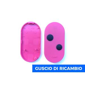 CAME TOPD2F-F Replacement shell for 2-channel fuchsia remote control 