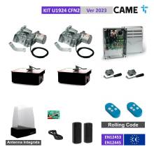 CAME U1924 FROG-AE - Kit subterráneo completo para puerta de 2 hojas + caja de base de 2 piezas