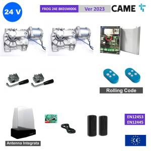 CAME FROG A24E - KIT Automation for underground gate 2 swing gate 24V