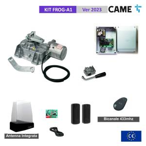 CAME FROG-A - Kit completo de automatización subterránea para 1 cancela batiente