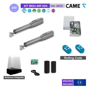 CAME ATS 8K01MP-024 - KIT automatismo portón 2 hojas 24V hasta 3mt