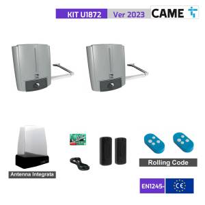 CAME U1872 PLUS FAST Kit completo para cancelas batientes hasta 2,3 m por hoja