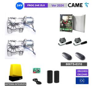 CAME FROG A24E - KIT d'automatisation pour portail enterré 2 vantaux 24V