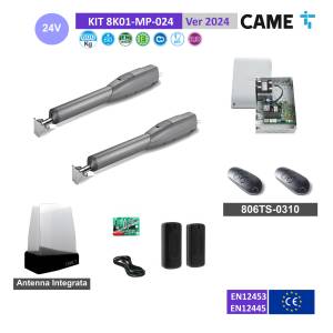 CAME ATS 8K01MP-024 - KIT automatismo portón 2 hojas 24V hasta 3mt