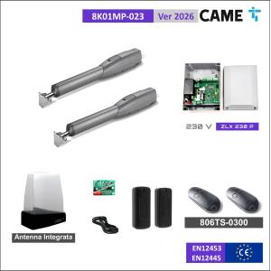 CAME ATS 8K01MP-023 - KIT automatización para cancelas de 2 hojas hasta 3mt