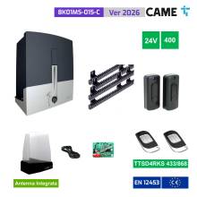 CAME 8K01MS-015 -KIT Automazione scorrevole BXL 400Kg 24V con 4mt cremagliera