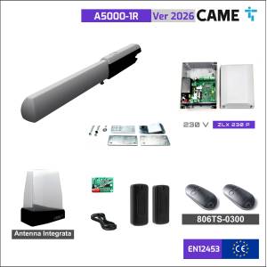 CAME A5000 - KIT automatización para cancelas automáticas 1 hoja hasta 5mt