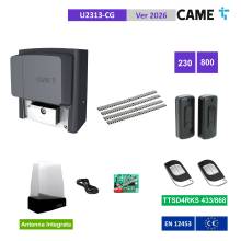 CAME U2313 kit scorrevole exBX78 fino a 800 Kg con 4 mt cremagliera CGZS CAME U2313 kit scorrevole exBX78 fino a 800 Kg con 4 mt cremagliera CGZS