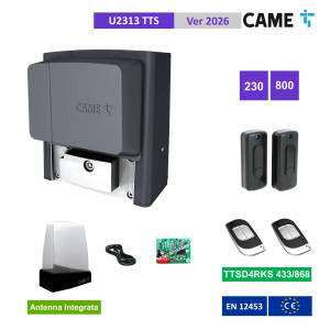 Kit deslizante CAME U2313 TTS exBX78 hasta 800 kg