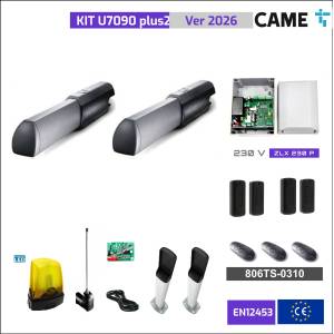 CAME U7090 Plus 2 - KIT Automazione cancello 2 battenti fino a 3mt