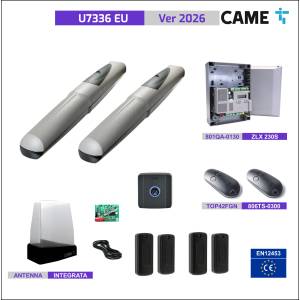 CAME U7336 EU KIT Portón completo de 2 hojas hasta 3 m de hoja con encoder