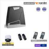 Kit de automatización para puertas correderas CARDIN VELARIS 624F, 600 kg, 24 V