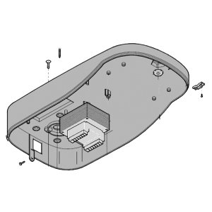 CAME 119RIE125 embase de fixation motoréducteur VER