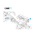 CAME 119RIBX011 Cinghia trasmissione encoder BX