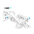 CAME 119RIBX011 BX encoder transmission belt
