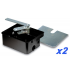 CAME U1924 FROG-AE - Komplettes Untergrund-Kit für 2-Blatt-Tor + 2-teilige Fundamentbox