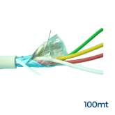 ELAN 4x0.22 - Shielded alarm cable - 100m coil