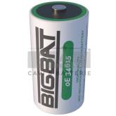 Batterie au lithium de 3,6 volts ER34615 de type D de Big Bat 