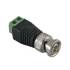 Conector BNC macho volante con terminales de tornillo paquete de 4 piezas